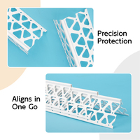 Profilés d'angle en PVC haute résistance, couleurs personnalisées, antirouille, pour des murs durables dans les sous-sols humides