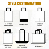 Sac fourre-tout en PVC réutilisable de qualité supérieure, imperméable, imprimé au laser, avec logo personnalisé, taille ajustable, fermeture épaule, personnalisable pour la vente au détail