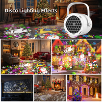 Projecteur lumineux à motif flocon de neige de Noël en vente chaude, produits de Noël d'intérieur, fournitures de décoration de Noël