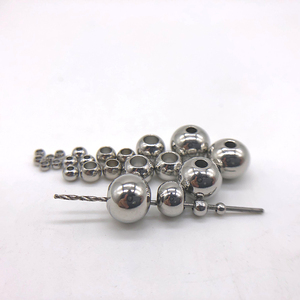 Esfera metálica de precisión de acero inoxidable 304 con orificio roscado, antirrobo, pulida, accesorio de ferretería, esfera sólida M6 - Product Image 4