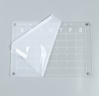 Tableau de planification, tableau d'horaire, calendrier effaçable à sec, tableau blanc magnétique, calendrier en acrylique pour réfrigérateur