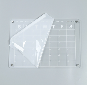 Planificador, Tablero de Horarios, Calendario de Borrado en Seco, Pizarra Blanca, Tablero de Calendario Magnético Acrílico para Refrigerador - Product Image 6