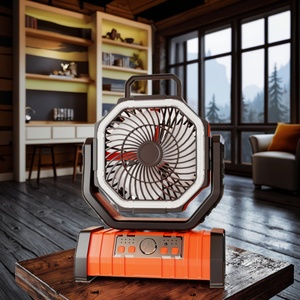 Ventilateur de camping portable rechargeable personnalisé 20000 mAh, ventilateur de refroidissement extérieur étanche avec lampe pour hôtel, maison et extérieur - Product Image 1