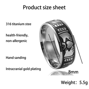 Heart Shape Titanium Steel <b>Ring</b> <b>Silver</b> Women's Fashion Jewelry Gift 23030 - Product Image 5