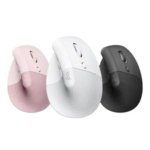 Logitech Lift Vertical Ergonomic Mouse Wireless Mouse Office Quiet Mouse with Logi Bolt USB Receiver