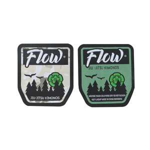 Écussons tissés personnalisés, étiquettes de vêtements en polyester, badges et emblèmes en tissu personnalisables en forme, couleur et motif - Product Image 4