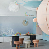 Chiquitos Top maternelle salle de classe table et chaise combinaison infantile apprentissage table modèle chambre meubles design créatif