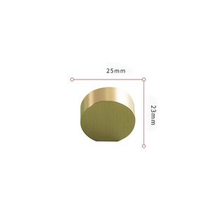 Vente en gros de petite poignée d'armoire en laiton massif monotrou or pur cuivre meubles pour cuisine et armoire porte poignée de tiroir - Product Image 2