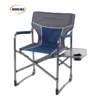 Chaise de camping de haute qualité, moderne, légère et portable, chaise de réalisateur avec table latérale pour les fêtes en plein air, la pêche et le camping