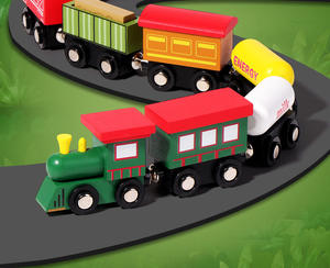 Jouets en <span class=keywords><strong>bois</strong></span> pour enfants, <span class=keywords><strong>train</strong></span> en <span class=keywords><strong>bois</strong></span>, trains de transport en <span class=keywords><strong>bois</strong></span> pouvant être utilisés sur des rails en <span class=keywords><strong>bois</strong></span> - Product Image 3