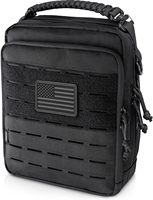 Pochette EDC modulaire pour outils, pochette à double couche, sac d'attache médical, grande capacité avec panneau d'insertion élastique