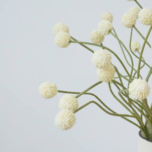 Flores artificiales al por mayor fabricante de flores de bolas de oro para la decoración del hogar y regalos de boda - Product Image 5