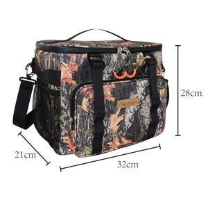 Sac isotherme pour pique-nique en tissu Oxford 18L, certifié BSCI, pour six personnes, avec bandoulière réglable et poche latérale en mesh - Product Image 3