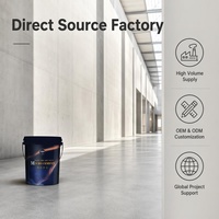 Microrock Peinture liquide pour murs et sols à base de polyuréthane Revêtement intérieur résistant à l'eau