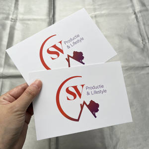 Cartes de remerciement imprimées en couleur, cartes de vœux personnalisées pour le commerce électronique, cartes de vœux de marque pour les petites entreprises - Product Image 6