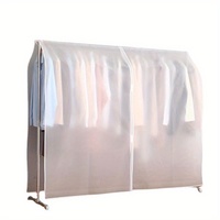 Housse de protection anti-humidité en PEVA pour vêtements, housse de rangement suspendue pour costume, manteau et doudoune, pour organiser et protéger vos vêtements