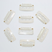 Clips pour perruques avec épingle de sûreté, vente en gros à prix abordable, clips métalliques pour extensions de cheveux, postiches, clips à pression pour perruques, Ruisi Corée
