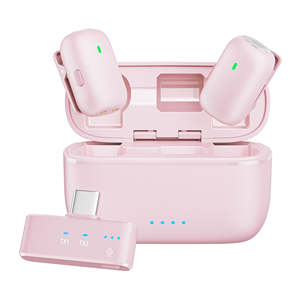 Mini micrófono inalámbrico de nuevo diseño, tipo Clip, Mini micrófonos, micrófono Lavalier inalámbrico, tiempo de resistencia prolongado para <span class=keywords><strong>Podcast</strong></span> - Product Image 2