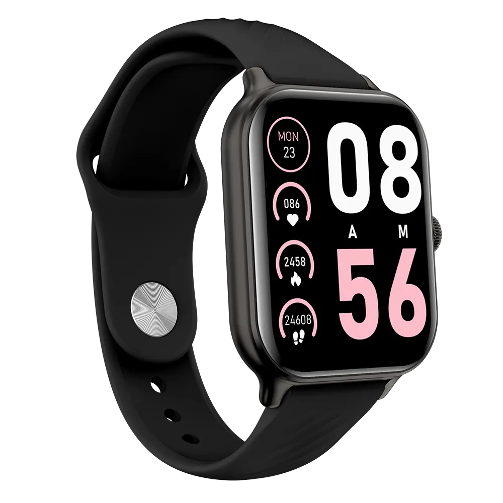 Mode 1.96Inch Amoled Groot Scherm Vierkant Amoled Horloge Smart Voor Mannen Fitness Tracker Horloge Smart 2024