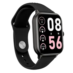 Moda 1.96 pollici AMOLED grande schermo quadrato AMOLED orologio intelligente per gli uomini Fitness Tracker orologio smart 2024