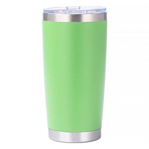 Taza de café de acero inoxidable de doble pared con aislamiento de 20oz y 30oz, con tapa y pajita, para café, leche y actividades al aire libre, suministro inmediato, MOQ bajo - Product Image 2