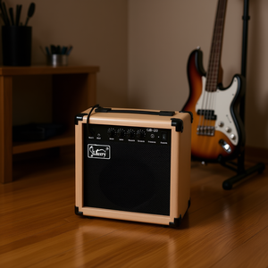 Amplificador de Bajo Eléctrico Glarry GB-20 de 20W, Color Natural, Canal Único - Product Image 2