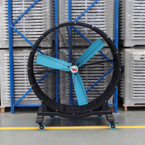 JULAI 1.5 m büyük zemin ayakta fan tekerlekler ile 4.9 ft büyük hava hacmi endüstriyel davul fan - Product Image 5