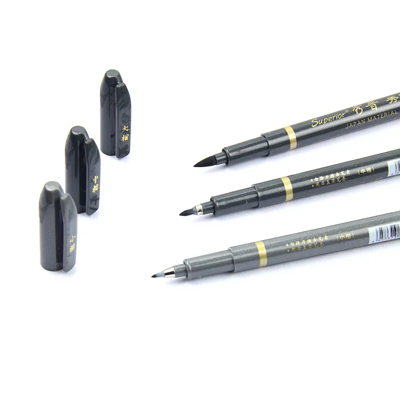 सुलेख मार्कर महसूस किया के लिए टिप पेन 36 रंग निविड़ अंधकार स्याही के साथ या गैर का चयन