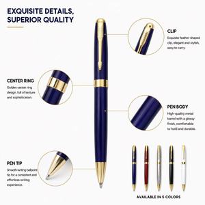 <span class=keywords><strong>Bolígrafos</strong></span> <span class=keywords><strong>de</strong></span> <span class=keywords><strong>Lujo</strong></span> Parker SHULI Metálicos en Negro y Dorado con Impresión y Logo Personalizado para Ejecutivos - Product Image 3