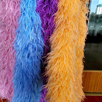 4ply couleurs rose écharpe plume d'autruche Boa pour fête carnaval Halloween Festival vacances décor bricolage vêtements Cosplay accessoire