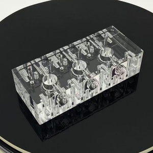 Mecanizado CNC de Precisión de 5 Ejes, Piezas de Acrílico Transparente, Soporte para Tubos de Ensayo Médicos para Equipos de Laboratorio - Product Image 1