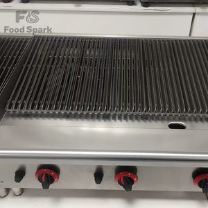 Equipo de Cocina Comercial, Parrilla de <span class=keywords><strong>Gas</strong></span> con Superficie de Piedra Volcánica <span class=keywords><strong>para</strong></span> Asar Filetes y Carnes <span class=keywords><strong>a</strong></span> la Parrilla - Product Image 5