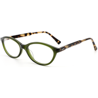 Monture de lunettes optiques Elan Optical YB6616, style rétro œil de chat ovale, unisexe, en acétate, sans peinture, vente chaude, directement de l'usine