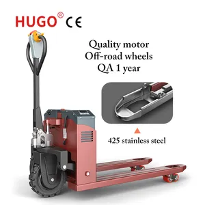 Transpaleta a batería electrico paseo en eléctrico RUW terrein pallet Jack todoterreno - Product Image 6