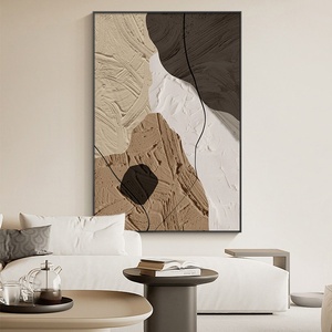 Quadro Nordico Fatto a Mano, Arte Astratta a Olio su Tela, <span class=keywords><strong>Poster</strong></span> 3D con Texture, Decorazione Murale per <span class=keywords><strong>Soggiorno</strong></span> - Product Image 3