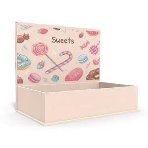 Scatola di alta qualità di lusso personalizzata per Macaron confezione regalo di biscotti con Design personalizzato confezione di carta per biscotti dolci