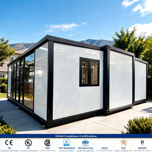 Base de Trabajo Remoto Nomad, Contenedor Expandible de 20/30 Pies, Casa Prefabricada Aislada e Impermeable de 1, 2, 3, 4 o 5 Dormitorios con Cocina, Tipo Bungalow - Product Image 1