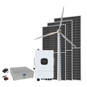 ราคาโรงงานถูก ชุดผลิตไฟฟ้าพลังงานลมแนวตั้ง 5KW และชุดผลิตไฟฟ้าพลังงานแสงอาทิตย์ไฮบริด 5KW ระบบผลิตไฟฟ้าพลังงานลมและแสงอาทิตย์ไฮบริด 10KW รุ่น WON-WT-VH2000w 48 - Product Image 4