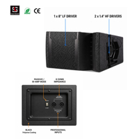 Système de sonorisation professionnel LS-VRX-928, enceinte Line Array 8 pouces 2 voies, son, vidéo et éclairage, karaoké, DJ, musique vidéo