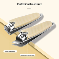 Ensemble de manucure 2 en 1 de dessin animé, ensemble de coupe-ongles en acier inoxydable, kit de toilettage, outils de coupe-ongles pour la maison