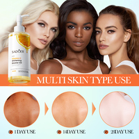 SADOER Vente Chaude Vitamine C Niacinamide Gel D'huile De Douche Lissage De La Peau Hydratant Extraits De Fruits Blanchissant Orange À Base De Plantes