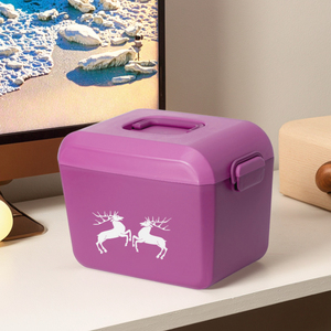 Dễ Thương Nhỏ Giáng Sinh Quà Tặng Đồ Chơi Tổ Chức Bin Giáng Sinh Trang Trí Lưu Trữ Hộp Cho Trẻ Em - Product Image 2