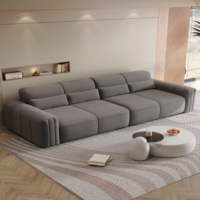 Sofá Tapizado Suave, Muebles Modernos para Sala de Estar, Sofá de Tela de Terciopelo, Diseño Minimalista Popular para el Hogar
