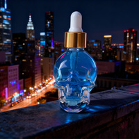 Huile de Cologne Blue Crystal Skull pour Hommes, Parfum Aromatique Agrumes Frais, Longue Durée, Senteur Masculine, 30ML 1.01FL.oz