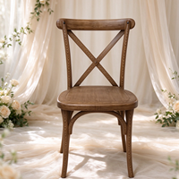 Chaise en résine plastique à dossier croisé pour événements, banquets, mariages, hôtels, capacité 450 kg, vente en gros