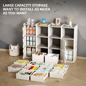 Caja de almacenamiento de gabinete de aula escolar Muebles de guardería Armarios de plástico Para Nios Unidad de almacenamiento de juguetes para niños - Product Image 4