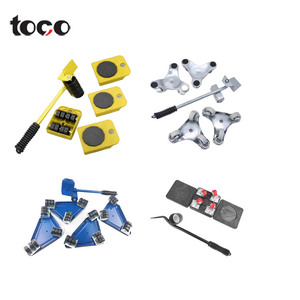 TOCO – chariot de Transport à 3 roues, chariot de levage, glissières de déplacement, chariot de déplacement à roues, <span class=keywords><strong>Kit</strong></span> de glissières de levage de <span class=keywords><strong>meubles</strong></span> 5 pièces - Product Image 6