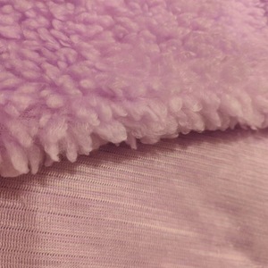 Tissu en polaire sherpa 100% polyester de couleur unie personnalisable 450 g/m² pour couverture/drap de lit pour bébé/couverture/vêtements/pyjamas - Product Image 6
