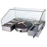 Crêpière Automatique Commerciale Industrielle Électrique Professionnelle pour Crêpes et Pancakes, Idéale pour Usage Domestique et Hôtelier