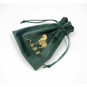 Hot Selling Custom Logo Printed Velvet <b>Drawstring</b> Bag Mini Gift Packaging <b>Pouch</b> for Promotional Sportpacks - Product Image 2